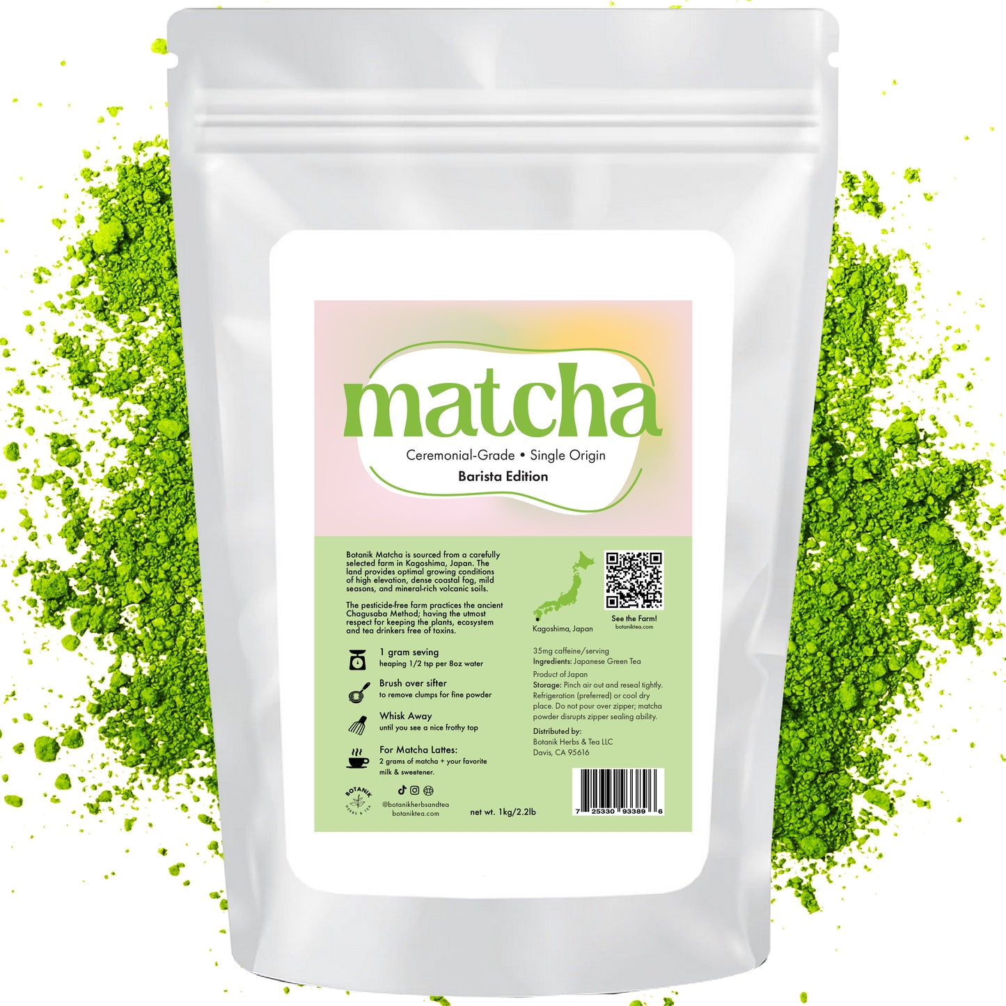 1kg Single Origin Matcha
